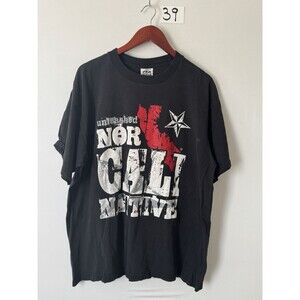 NorCal Unleashed Men’s 2XL Black Graphic T-Shirt California Star Y2K Skate Punk